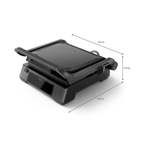 TOASTER/SANDWICH  HD6307/70 BLACK 2000W 4ΘΕΣΕΙΣ ΑΝΟΙΓΜΑ 180 ΜΟΙΡΩΝ